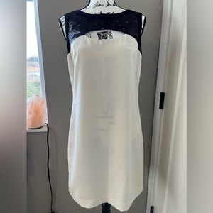 Trina Turk Los Angeles White and Black Dress. Size 6.